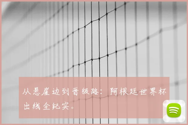 从悬崖边到晋级路：阿根廷世界杯出线全纪实。