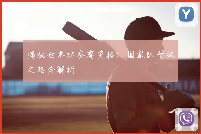 揭秘世界杯参赛资格:国家队晋级之路全解析
